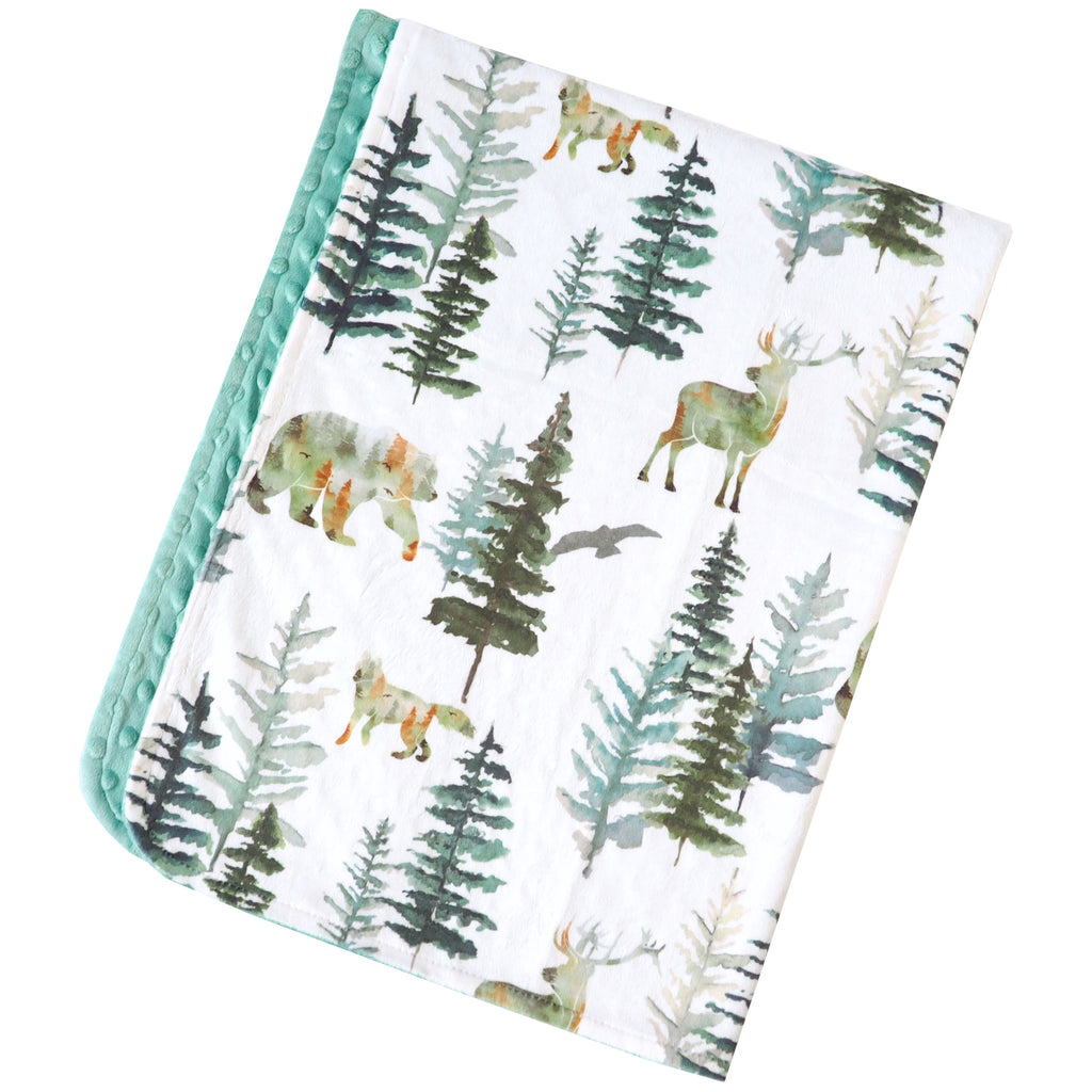 Baby & Toddler Minky Blanket - In The Woods