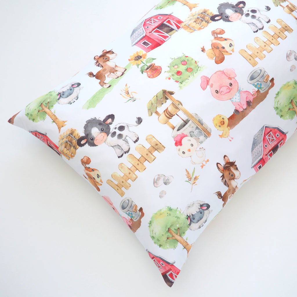 Pillowcase - Farm Animals (2 sizes available)