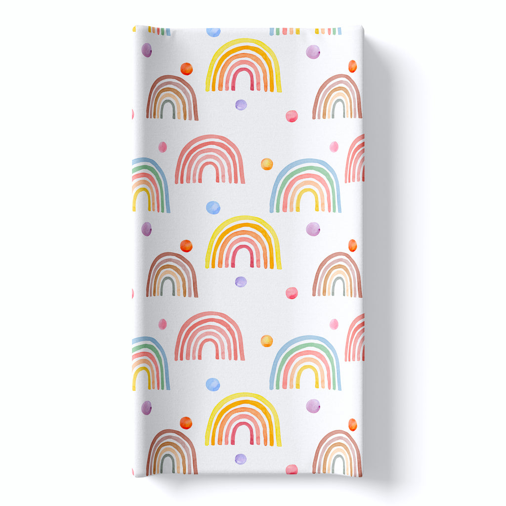Changing Pad Cover - Rainbow