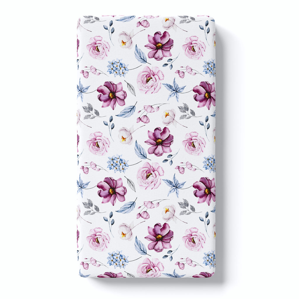 Fitted Crib Sheet - Vintage Floral