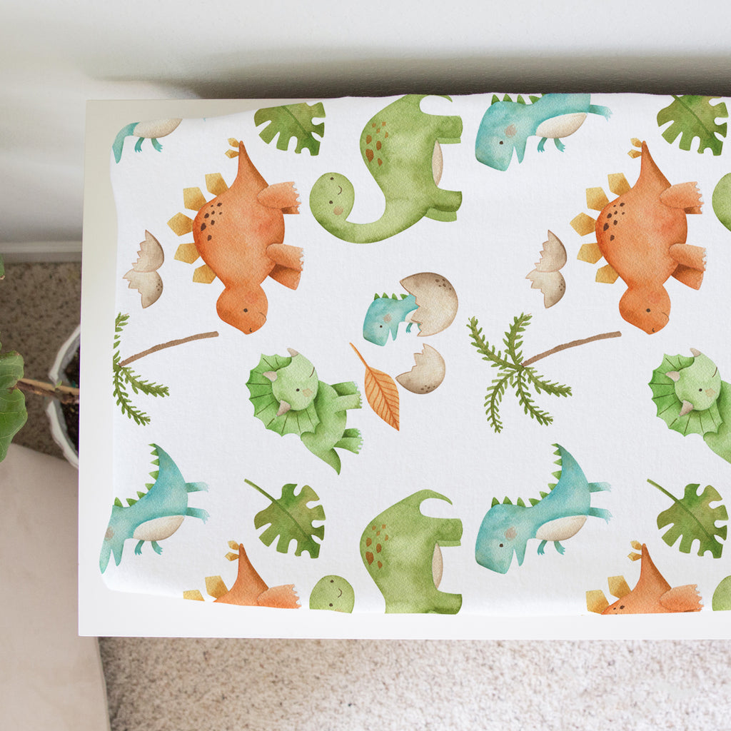 Changing Pad Cover - Dinosaurs