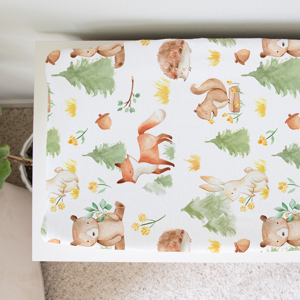 Changing Pad Cover - Forest Friends