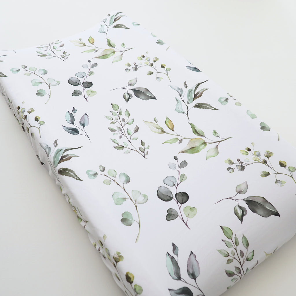Changing Pad Cover - Eucalyptus