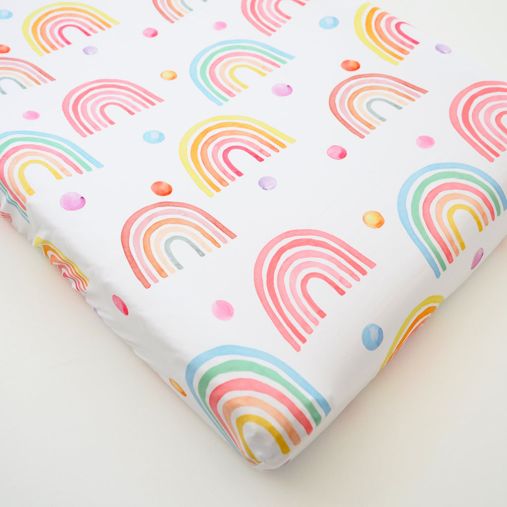 Changing Pad Cover - Rainbow
